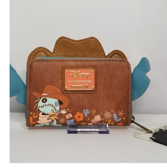 Loungefly Western Stitch Exclusive Cosplay Zip Around Wallet NWT - Picture 2 of 4